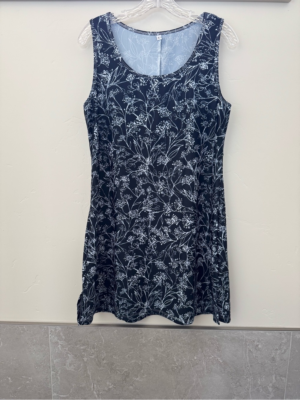 Nuu Muu - Moonlight Sleeveless Black & White Floral Midi Dress